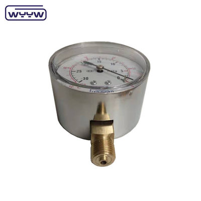 manometro basso ss 63mm inH2O wc mbar misuratore di pressione a soffio