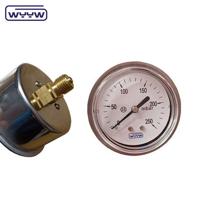 Manometro per capsule a bassa pressione personalizzabile supportato OEM CMH2O con connessione posteriore