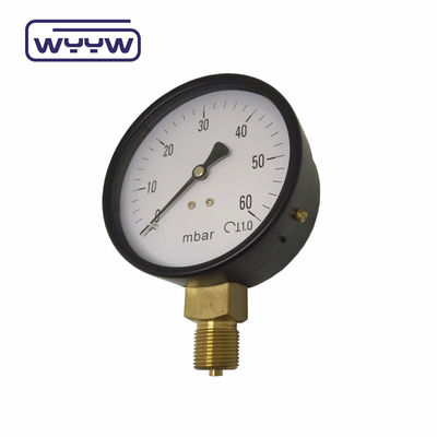 4&quot; Bellows Gas Gauge a bassa pressione 100mm Bottom Mount Style