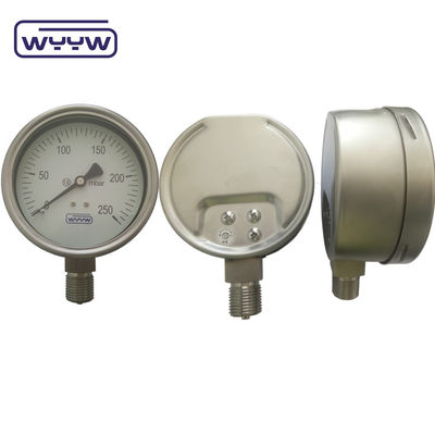 100mm 4 &quot; All Pressure Gauge in acciaio inossidabile, Bellow Type Pressure Gauge