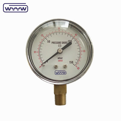 mbar inH2O Balzoli a bassa pressione manometro 2,5&quot;
