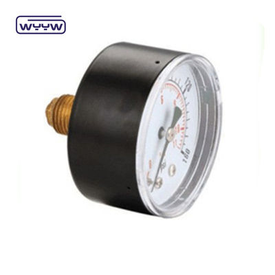 80 mm Kpa Mbar Bellows Pressurometro Manometro a bassa pressione Collegamento radiale