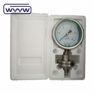 SS304 Misuratore di pressione del diaframma Tipi Materiale in acciaio inossidabile