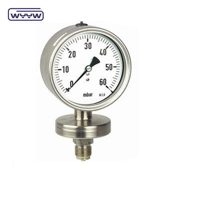Misuratore di pressione del diaframma WYYW 100 mm Misuratore di pressione pesante