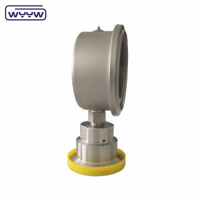Collegare diaframma Pressure Gauge Tri Clamp Pressometro in acciaio inossidabile