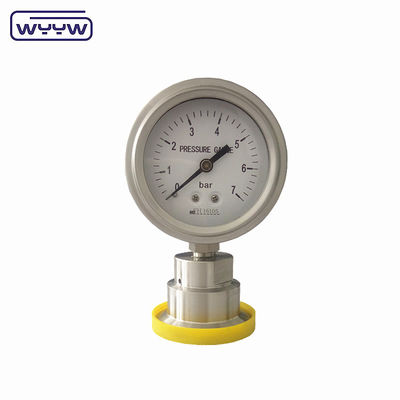 Manometro di pressione del diaframma industriale OEM Cassa SS316
