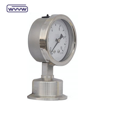 Manometro di pressione del diaframma industriale OEM Cassa SS316