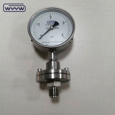 Tutti gli indicatori di pressione in acciaio inossidabile con flange omologati CE