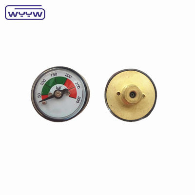 di alta qualità OEM disponibile copertura di plastica mini M10X1 1/8 &quot;G 1 pollice 25mm manometro 5000psi