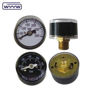 di alta qualità OEM disponibile copertura di plastica mini M10X1 1/8 &quot;G 1 pollice 25mm manometro 5000psi