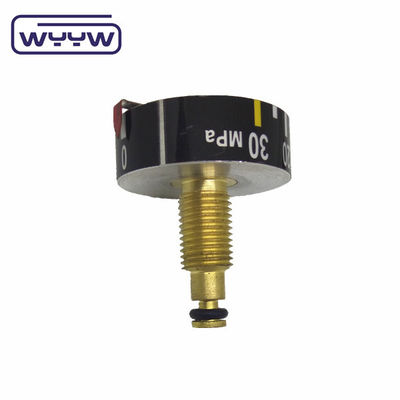 30 mm 1/8&quot; Bsp Mini Pressure Gauge 4500 Psi Materiale in ottone cromato