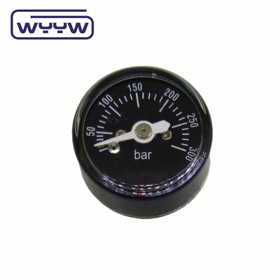 250 bar 300 bar 1 pollice 25 mm Mini manometro di pressione M10X1