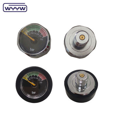 22 mm mini manometro 1/8bspp gas flowmeter pcp inline dive gauge bar scuba pressure gauge
