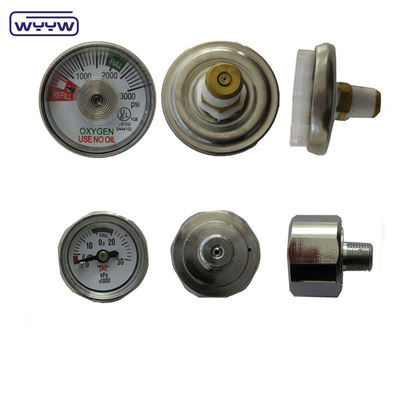 OEM Mini manometro di pressione 38mm Manometro di pressione per estintori in acciaio