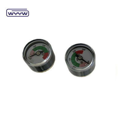 1 pollice 25 mm piccolo manometro dell'aria 4% cassa in acciaio inossidabile di precisione