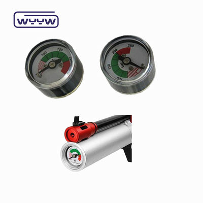 1 pollice 25 mm piccolo manometro dell'aria 4% cassa in acciaio inossidabile di precisione