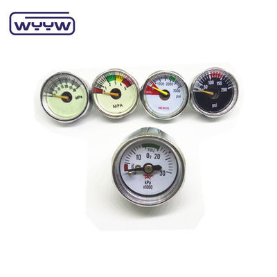 Mini Pressure Gauge di montaggio personalizzato Tipo di montaggio posteriore
