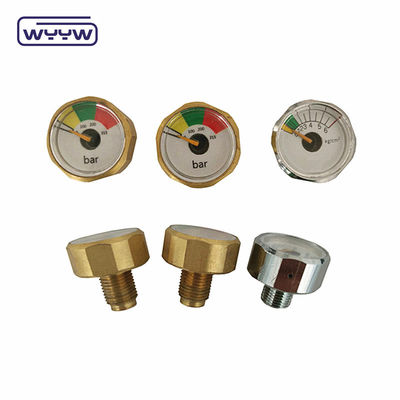 Manometro di piccola pressione 23 mm 22 mm Mini manometro esagonale di pressione dell'aria