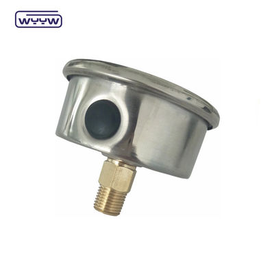 Glicerina assiale 63 mm Misuratore di pressione composto Misuratore di pressione idraulica dell'acqua Tester Back Mount