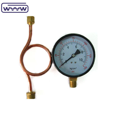 Materiale in acciaio inossidabile con manometro di pressione ad alta temperatura di 100 mm