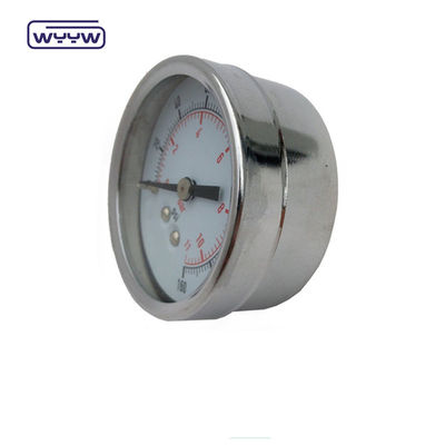 Utilizzo a secco Nessun olio di ritorno Montare manometro di pressione 160 Psi aria 60mm SS manometro di pressione