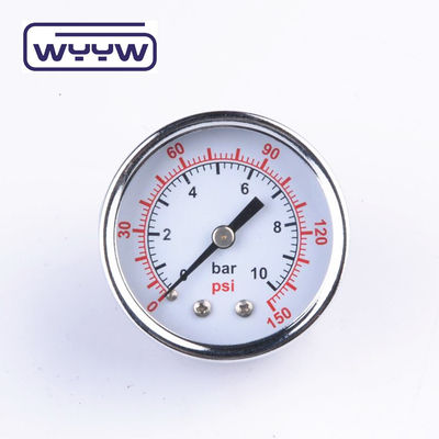 Utilizzo a secco Nessun olio di ritorno Montare manometro di pressione 160 Psi aria 60mm SS manometro di pressione