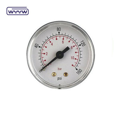 Pressometro in acciaio inossidabile a secco 60 mm Manometro manometro