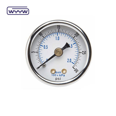 Pressometro in acciaio inossidabile a secco 60 mm Manometro manometro