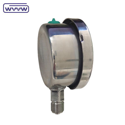 60 mm di dimensione quadrante olio di riempimento manometro in acciaio inossidabile con manometro di alta qualità WYYW