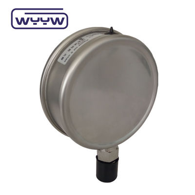 SS304 0-100Bar PSI 63mm 100mm Manometro di pressione della glicerina Glicerina riempita