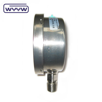 100mm 4 pollici kgf/cm2 psi doppia bilancia tutti in acciaio inossidabile manometro di pressione dell'olio produttore in Cina