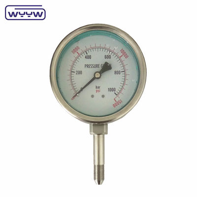 Manometro di pressione dell'olio ad alta pressione Psi 1000 bar