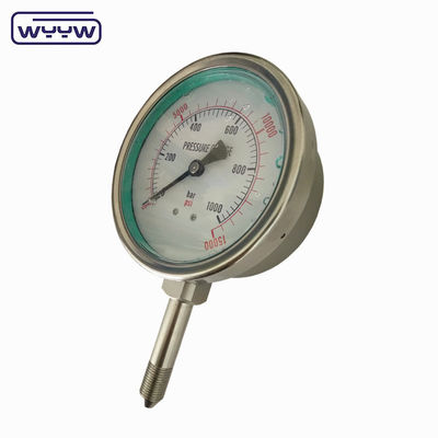 Manometro di pressione dell'olio ad alta pressione Psi 1000 bar