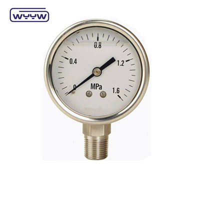 ss304 filone speciale, manometro ad alta pressione da 1000 bar, riempito di olio da 4&quot;