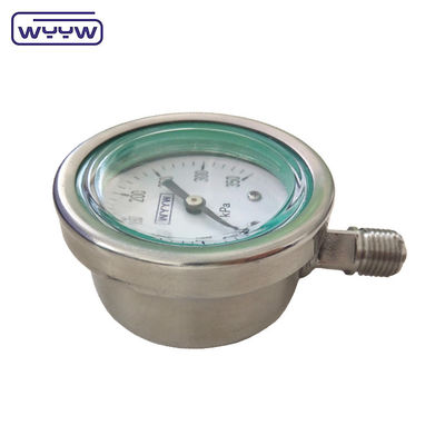 ss304 filone speciale, manometro ad alta pressione da 1000 bar, riempito di olio da 4&quot;