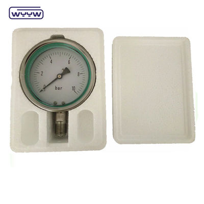 60 mm di silicone liquido idraulico riempito di manometro di pressione Materiale in acciaio inossidabile