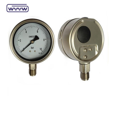 EN837-1 manometro di pressione da 63 mm per la cornice dell'olio della baionetta