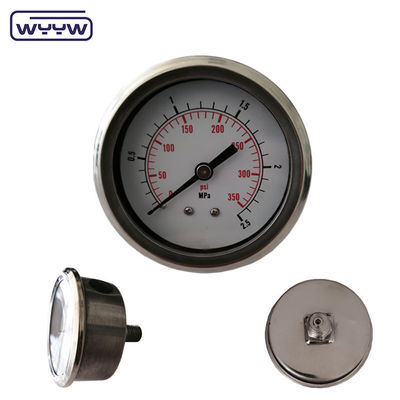 2.5&quot; Manometro di pressione liquido di acciaio inossidabile Manometro di pressione di glicerina