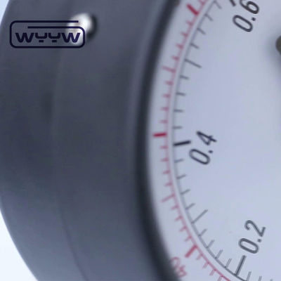 Manometro di pressione di economia tubo Bourdon 16 bar psi Manometro di gas e acqua