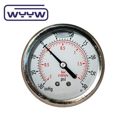 Misuratore di pressione composto Manometro di vuoto e pressione positiva 63 mm 100 mm
