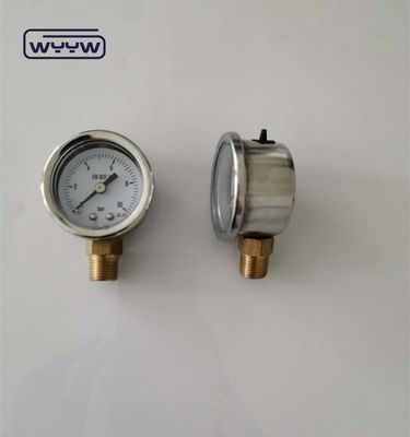 1.5&quot; 40mm Manometro di pressione pieno di glicerina 100kpa Connessione inferiore