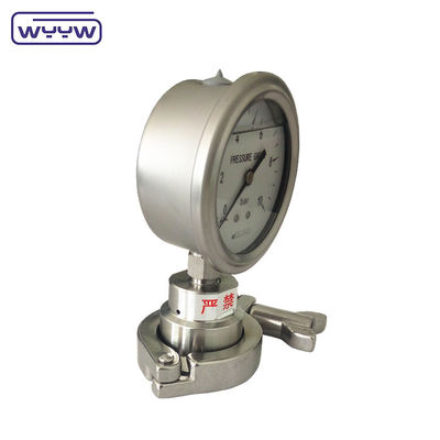 2.5 pollici di manometro del diaframma con connessione inferiore e filo NPT