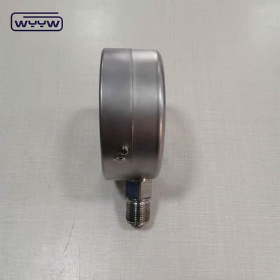 100 mm di diametro SS304 Pressometro a secco con accuratezza ± 1,6% Classe alternativa