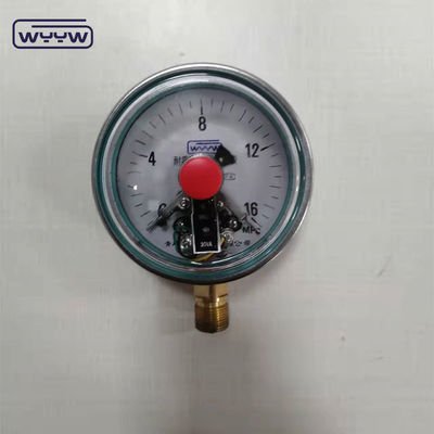 Misuratore di pressione di contatto elettrico da 100 mm per la misurazione della pressione industriale in ambienti difficili