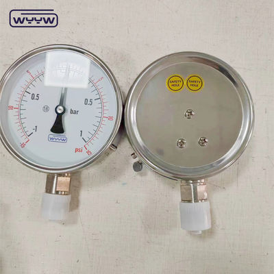 OEM Gas Pressure Test Gauge Supporto personalizzato per la pressione industriale