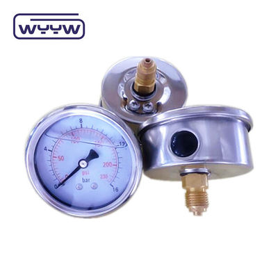 Bar Pressure Range Manometro manometro con connessione in ottone