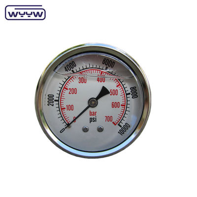 Bar Pressure Range Manometro manometro con connessione in ottone