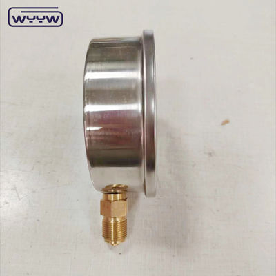 Gauge di materiale di connessione del movimento in ottone per sistemi a pressione e vuoto per applicazioni pesanti