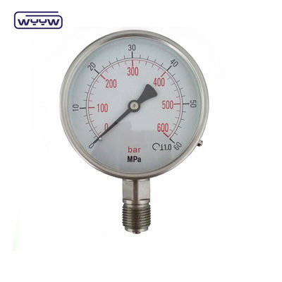 1 anno ±1,6% di accuratezza a scala completa di filtro a vuoto liquido 1/4&quot; 1/2''BSP/PT/NPT/G/M thread