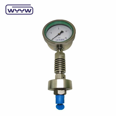 Connessione inferiore 60 mm Dial Gauge Diaframma Materiale in alluminio